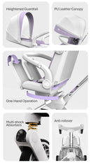 KINDERKRAFT Compact Stroller, KP1, Grey