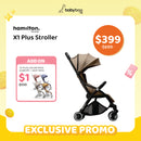HAMILTON X1 Plus MagicFold® Stroller + $1 Color Pack (Canopy + Seat Pad)