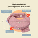 MY BREST FRIEND Nursing Pillow, Platinum Posies