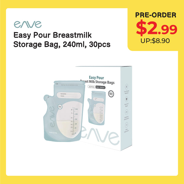 [Little Wonders Deal] ENVE Easy Pour Breast Milk Storage Bags, 30s