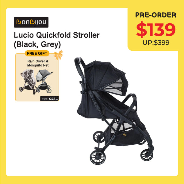 [Little Wonders Deal] BONBIJOU Lucio Quick-fold Stroller