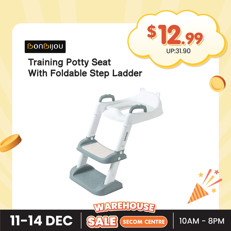 [Pre-Order] BONBIJOU Foldable Potty Training Seat w/Ladder