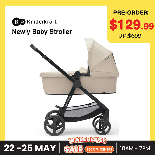 [Pre-Order] KINDERKRAFT Stroller, Newly, Beige