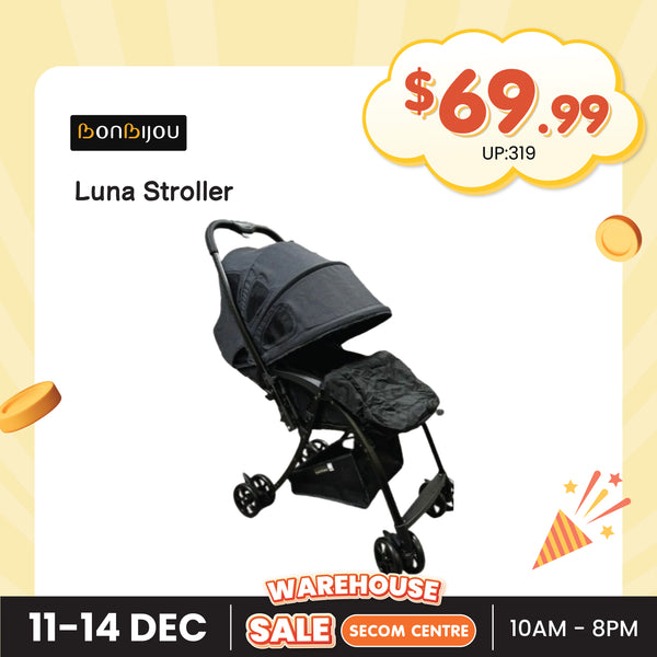 [Pre-Order] BONBIJOU Luna Stroller | 2-Ways Urban-Friendly Design