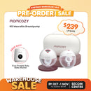 [Pre-Order] MOMCOZY M5 Wearable Breast Pump + FREE ENVE Portable Baby Bottle Warmer