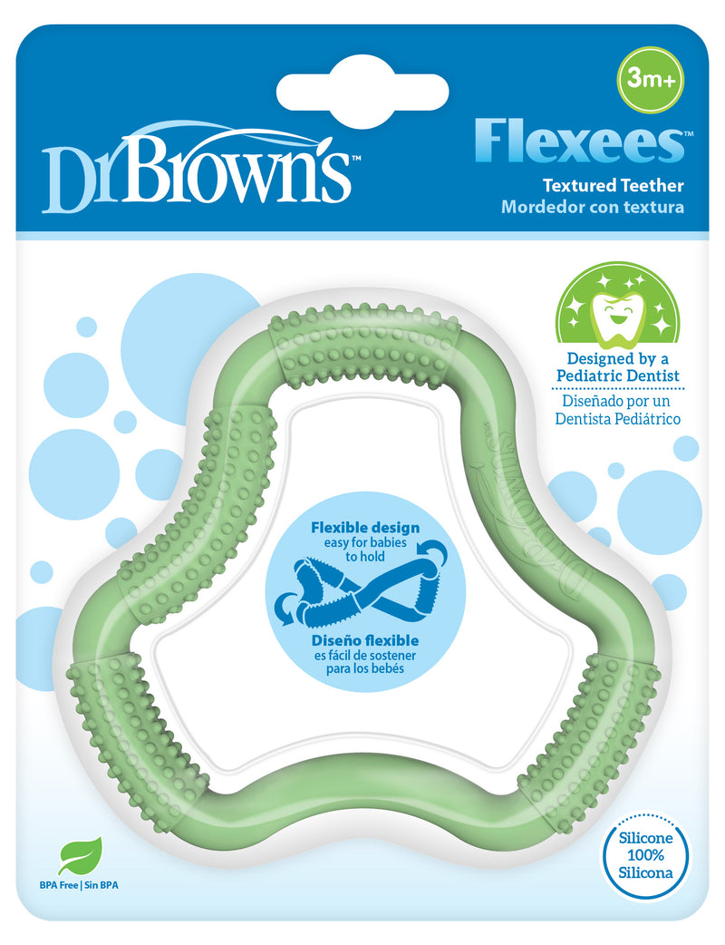 DR. BROWN'S Flexees Ergonomic Teether, Green