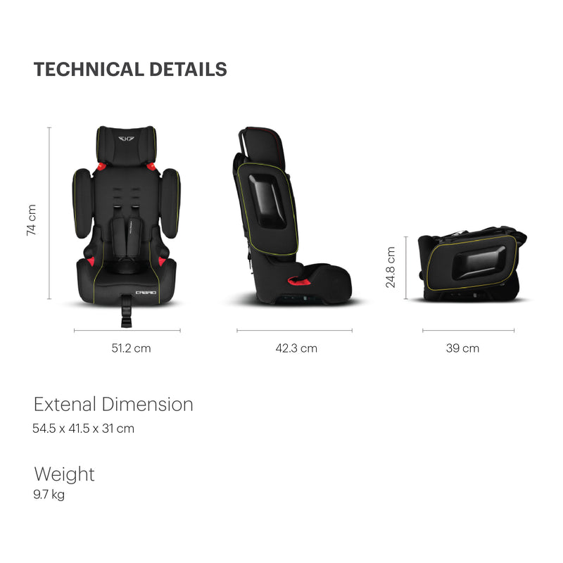 Hamilton Cabrio Foldable Car Seat