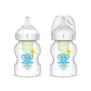 DR. BROWN'S 150ml Wide-Neck Options+ PP Bottle, Elephant, 2-Pack