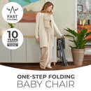 KINDERKRAFT High Chair, Foldee, Grey