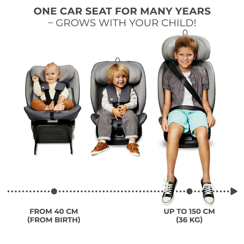 KINDERKRAFT Car Seat, I-Grow, Black