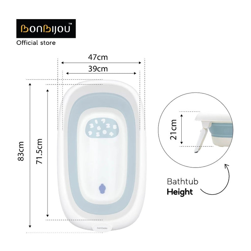 [Pre-Order] BONBIJOU EasyFold Baby Bath Tub & Stand