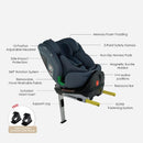 Hamilton i-Ride 360° Rotatable Car Seat w/Leg Support