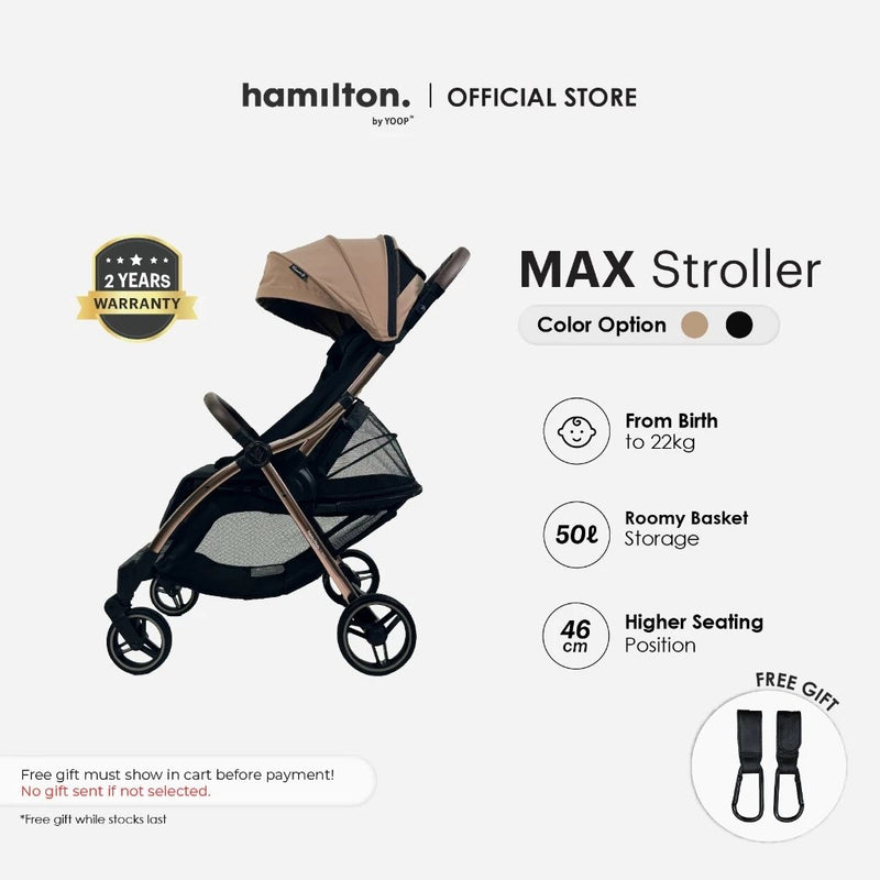 Hamilton Max Stroller | MagicFold™