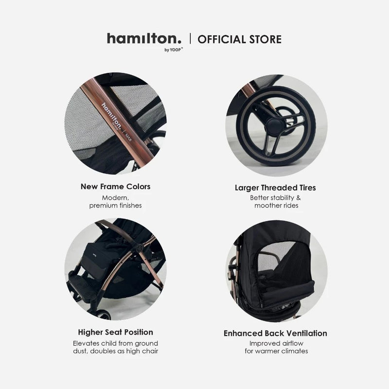 Hamilton Max Stroller | MagicFold™