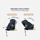 Hamilton i-Ride 360° Rotatable Car Seat w/Leg Support