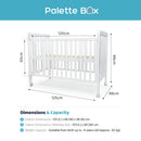 [Pre-Order] PALETTE BOX Sweet Dreams 7-in-1 Convertible Baby Cot + FREE Mattress
