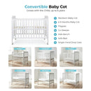 [Pre-Order] PALETTE BOX Sweet Dreams 7-in-1 Convertible Baby Cot + FREE Mattress