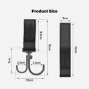 HAMILTON Premium Stroller Hook | Heavy-Duty Bag & Accessory Clip