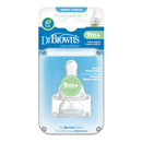 DR. BROWN'S Natural Flow Options+ Narrow Neck Baby Bottle Nipples, Assorted Levels