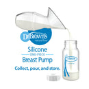 DR. BROWN'S Silicone One-Piece Breast Pump