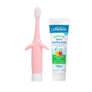 DR. BROWN'S Infant-To-Toddler Toothbrush & Toothpaste Combo Pack, Assorted Designs