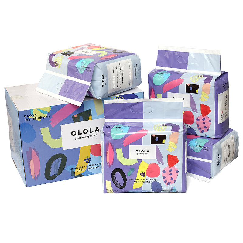 OLOLA Diaper, Skin-Fit Band Type, Size: Small