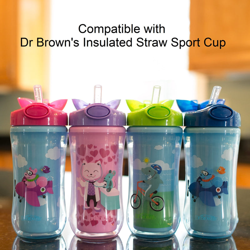 DR. BROWN'S Insulated Straw Sport Cup Replacement Kit Set