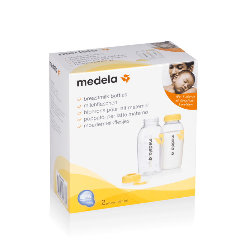 Medela 2-in-1 Breast Milk Bottles, 250ml, 2-Pack
