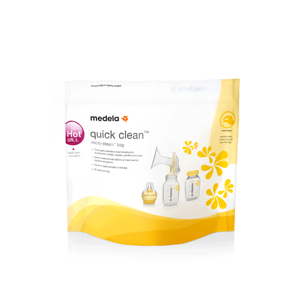 Medela Quick Clean Microwave Bags, 5s-Pack