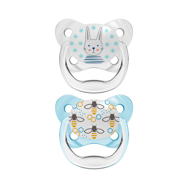 Dr Brown's PreVent Contoured Pacifiers, Assorted Stages/Colors, 2-Pack