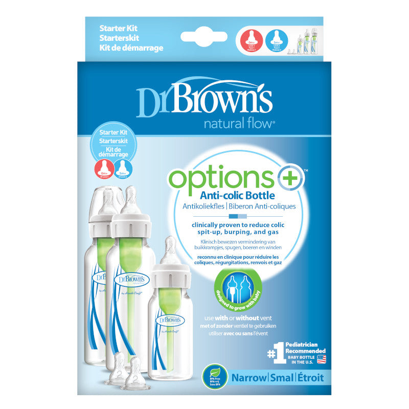 Dr Browns Options+ Narrow Neck PP Bottle Starter Kit