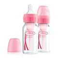 DR. BROWN'S Options+ Narrow Neck PP Bottle, 120ml, 2-Pack, Assorted Colors