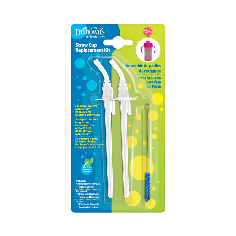 DR. BROWN'S Insulated Straw Cup Replacement Kit Set