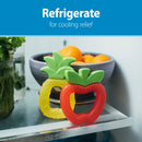 DR. BROWN'S AquaCool Water-filled Teether, Pineapple & Apple, 2s-Pack