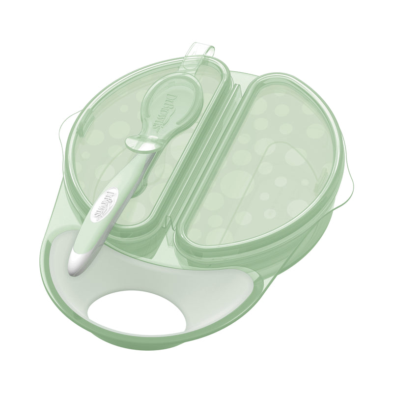 Dr Brown's Travel Fresh Bowl & Snap-In Spoon Set