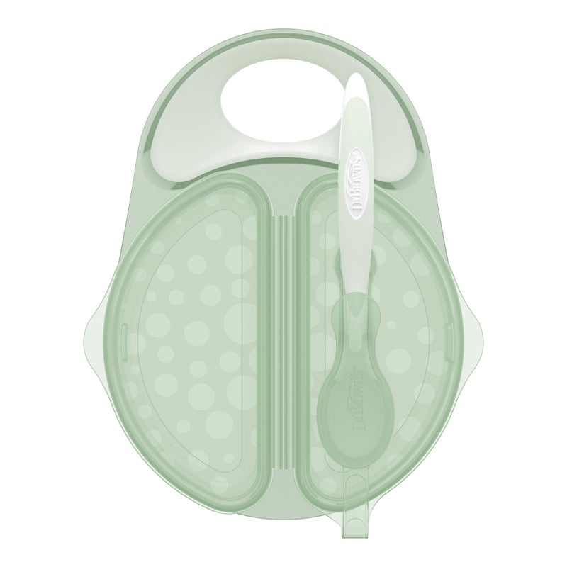 Dr Brown's Travel Fresh Bowl & Snap-In Spoon Set