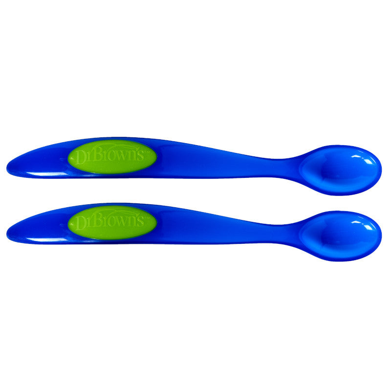 Dr Brown's Infant Feeding Spoon, Assorted Colors, 2-Pack