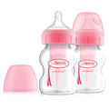 DR. BROWN'S Options+ Wide Neck PP Bottle, 150ml, 2-Pack, Assorted Colors