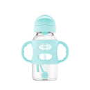 DR. BROWN'S Milestones Wide Neck PP Sippy Straw Bottle w/ Silicone Handles, 270ml, Assorted Designs