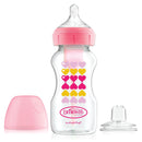 DR. BROWN'S Options+ Wide Neck PP Transition Bottle w/ Spout, 270ml, Assorted Colors