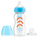 DR. BROWN'S Options+ Wide Neck PP Transition Bottle w/ Spout, 270ml, Assorted Colors