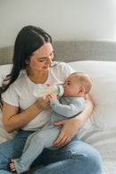 DR. BROWN'S Options+ Wide Neck Glass Bottle w/L3 Nipple, Fox, 270ml, 1-Pack