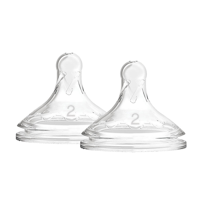 Dr Brown's Natural Flow Options+ Wide Neck Baby Bottle Nipples, Assorted Levels