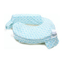 MY BREST FRIEND Deluxe Nursing Pillow, Flower Key Sky Blue